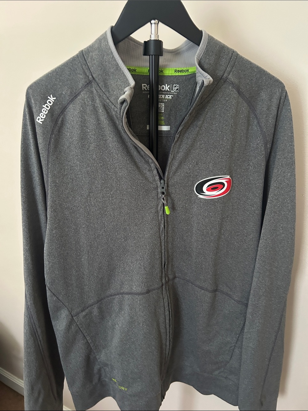 Reebok NHL Center Ice Collection Carolina Hurricanes Full-Zip Jacket